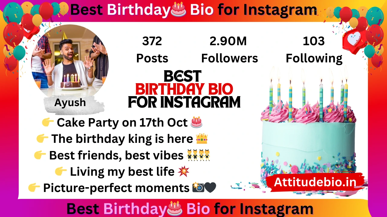 Best Birthday Bio for Instagram