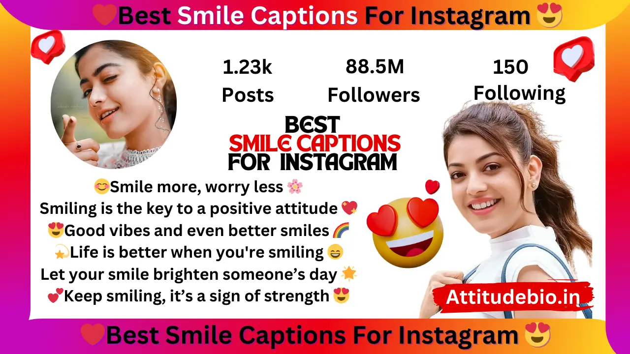 Smile Captions For Instagram