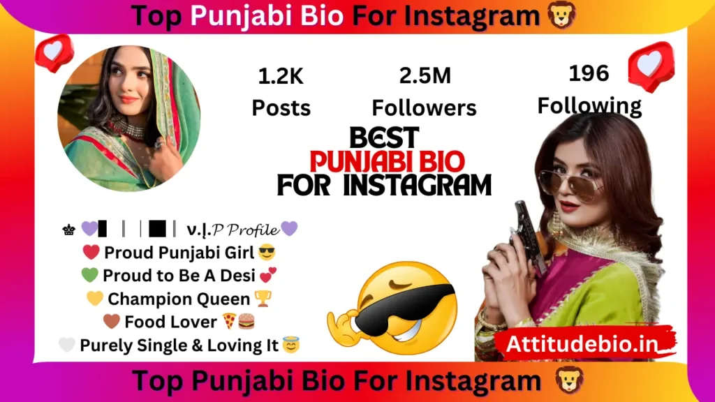 Instagram Bio In Punjabi For Girls