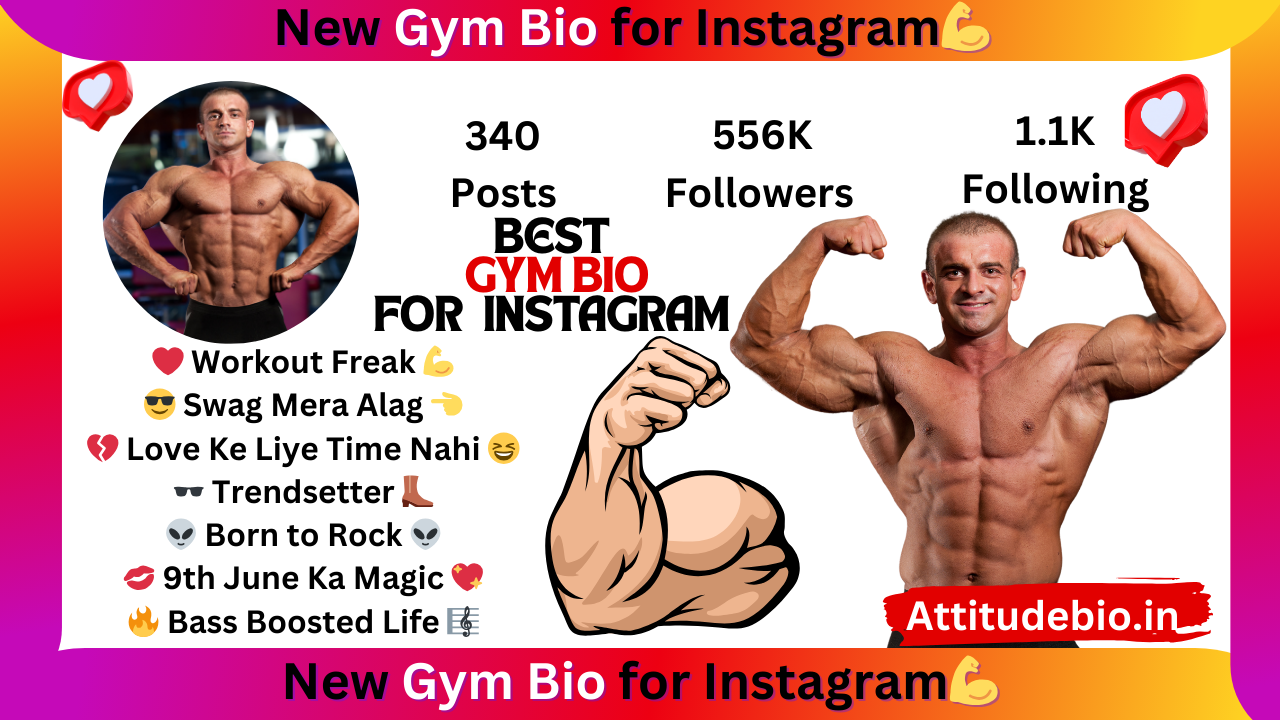 gym bio for instagram